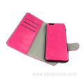 Detachable leather case with three color fashion design